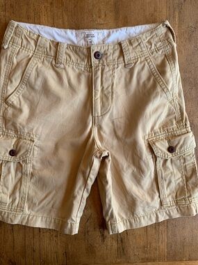 Hollister Men's Khaki Cargo Shorts